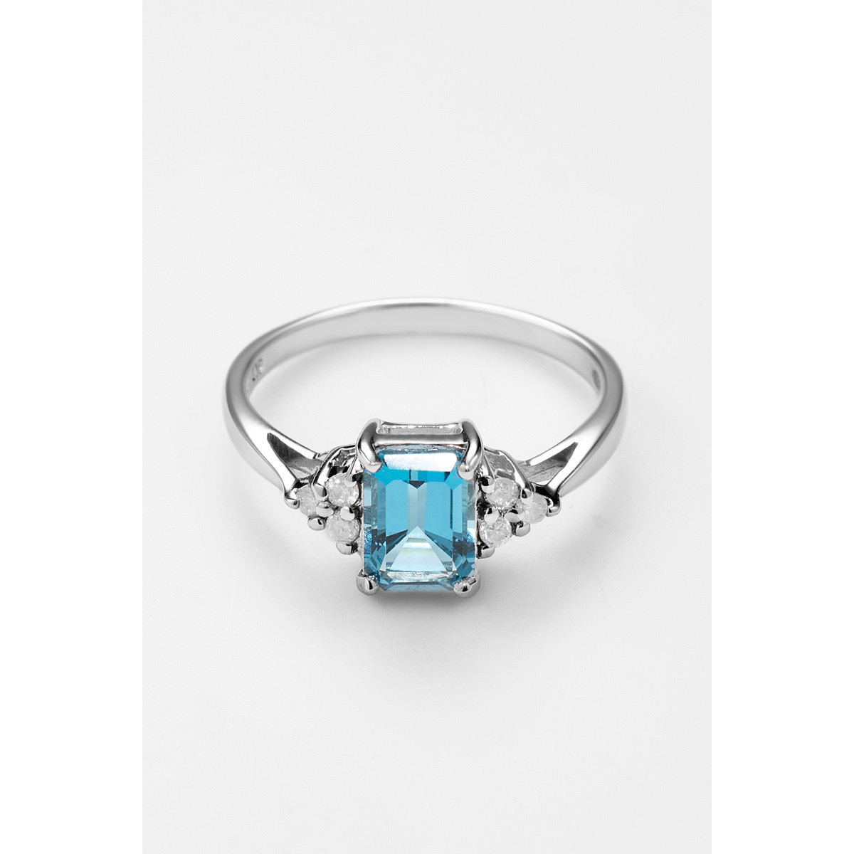 Bague "Destin Éclatant" Or blanc et Labradorite Bague "Destin Éclatant" Or blanc et Labradorite