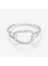 Bague "Destin Sublime" Or blanc et Diamant