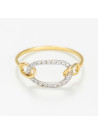 Bague "Destin Sublime" Or jaune et Diamant