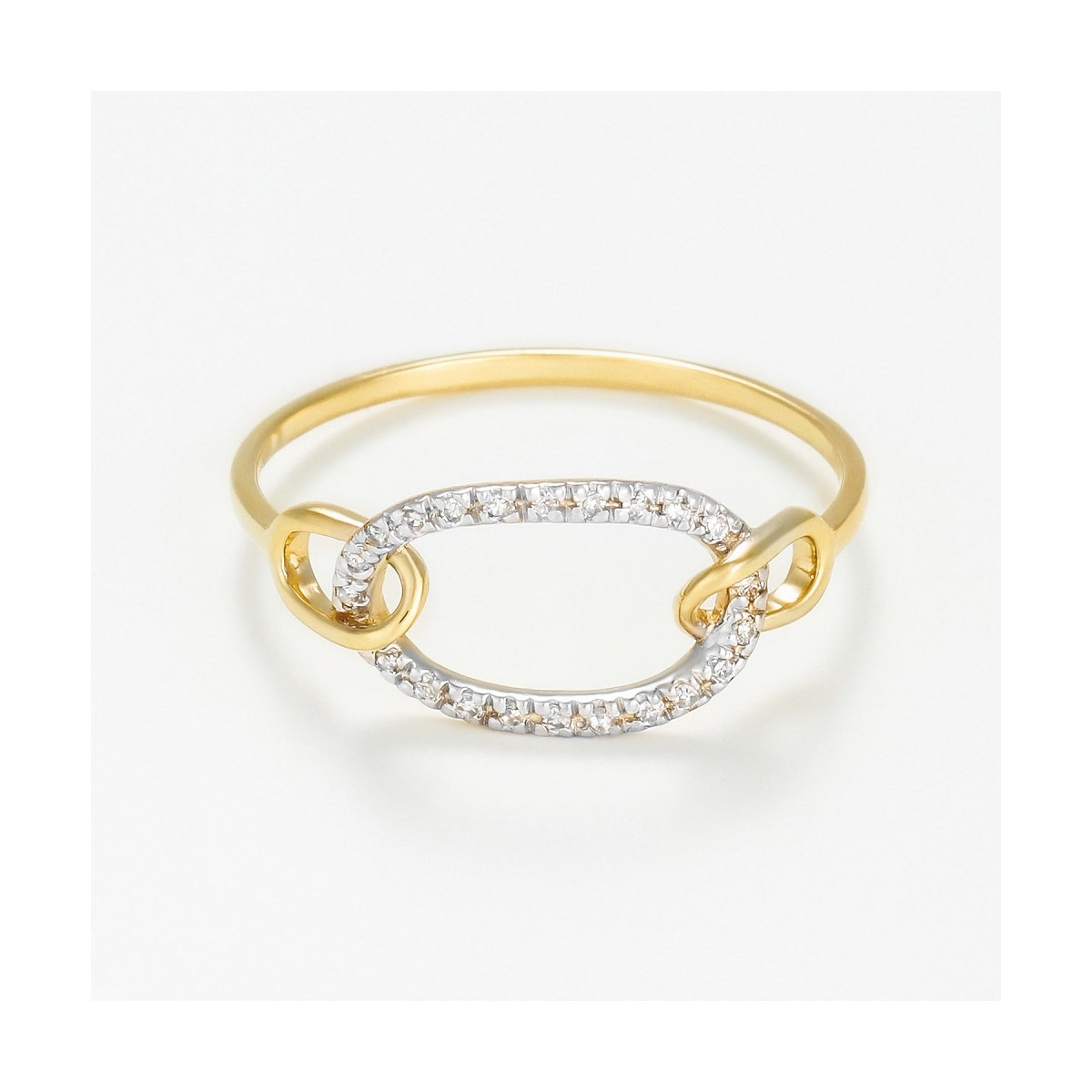 Bague "Destin Sublime" Or jaune et Diamant