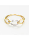 Bague "Divine" Or jaune et Diamant