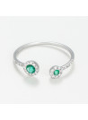Bague "Divine Radieuse" Or blanc et Grenat