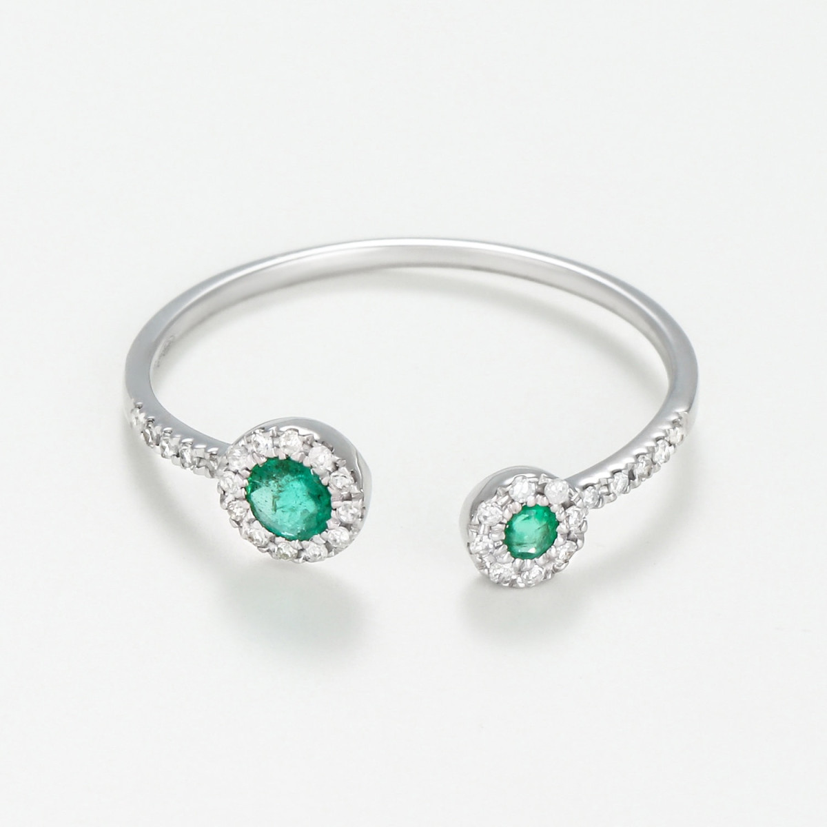 Bague "Divine Radieuse" Or blanc et Grenat