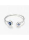 Bague "Divine Radieuse" Or blanc et Saphir