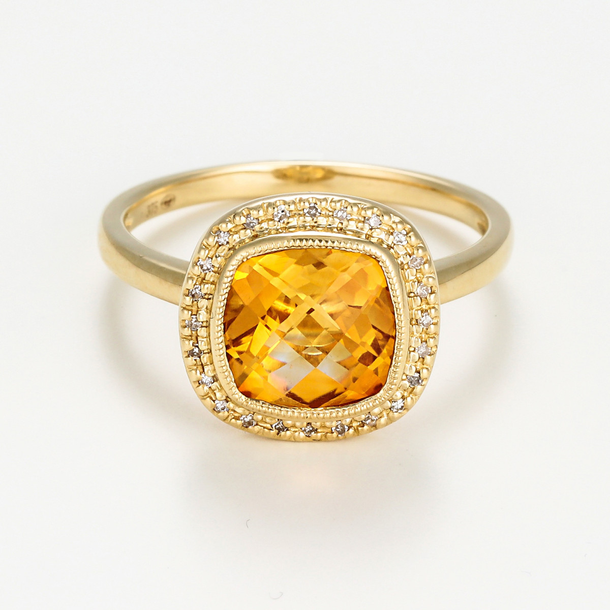 Bague "Divine Solaire" Or jaune et Citrine Bague "Divine Solaire" Or jaune et Citrine