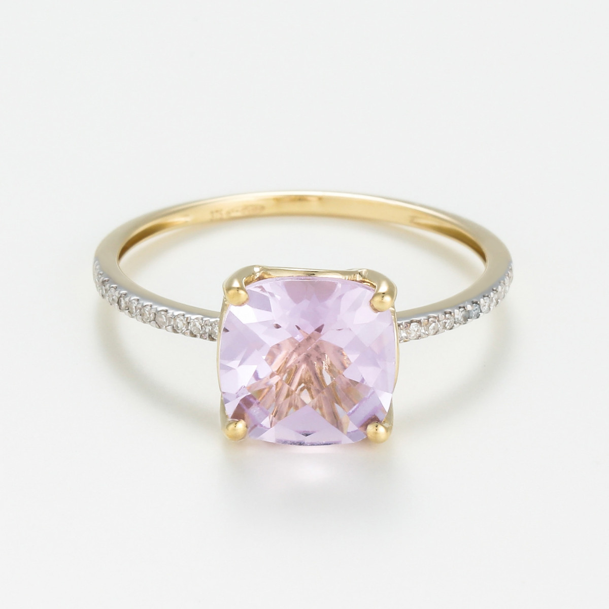 Bague "Douceur Antique" Or jaune et Améthyste