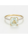 Bague "Douceur Antique" Or jaune et Améthyste
