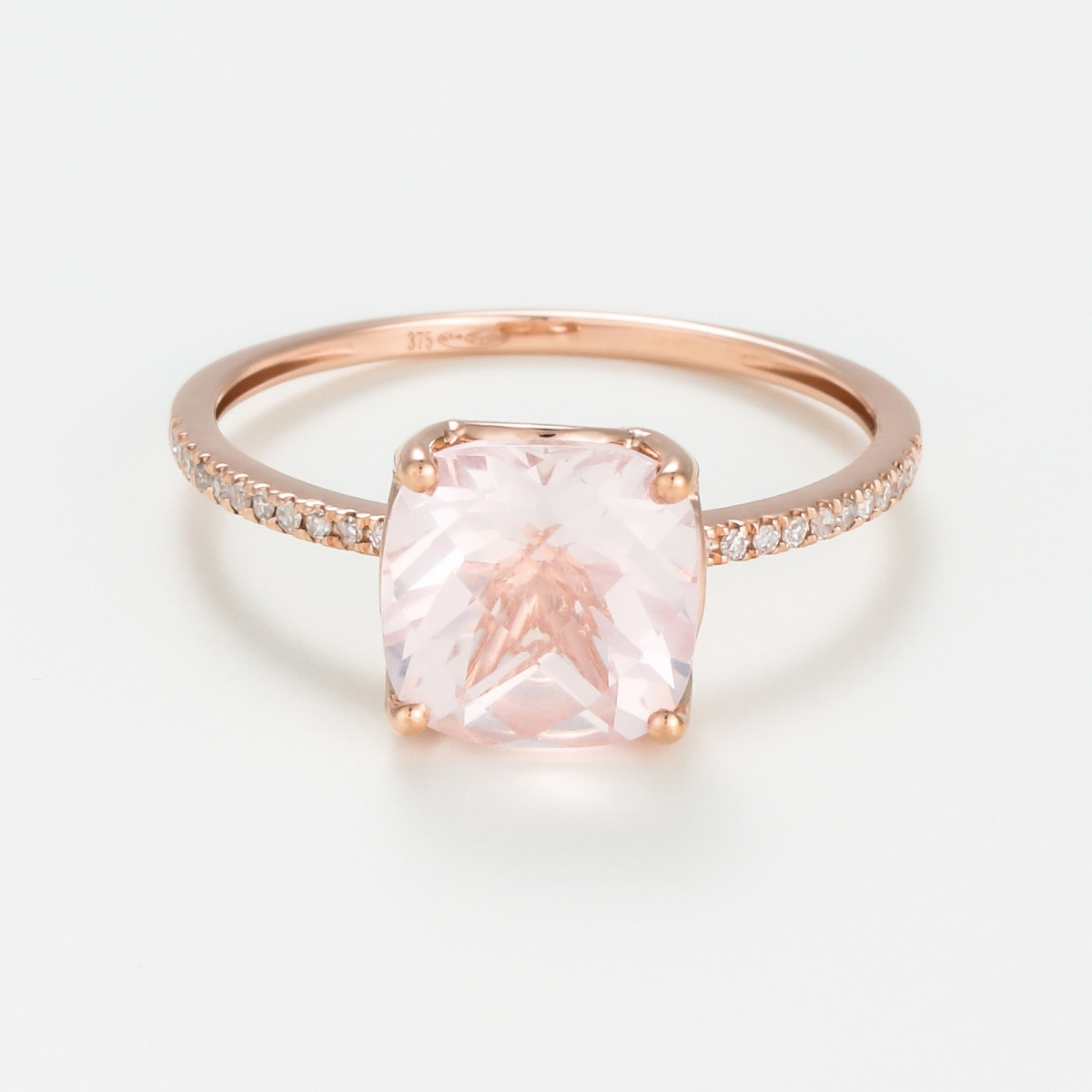 Bague "Douceur Antique" Or rose et Quartz Bague "Douceur Antique" Or rose et Quartz