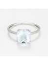 Bague "Douceur Antique" Or blanc et Diamant