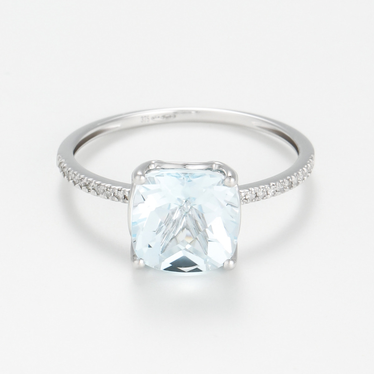 Bague "Douceur Antique" Or blanc et Diamant