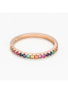Bague "Douceur Majestueuse" Or rose et Saphir