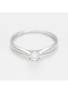 Bague "Drôle" Or blanc et Diamant