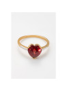 Bague "Écho Enchantée" Or jaune et GRENAT