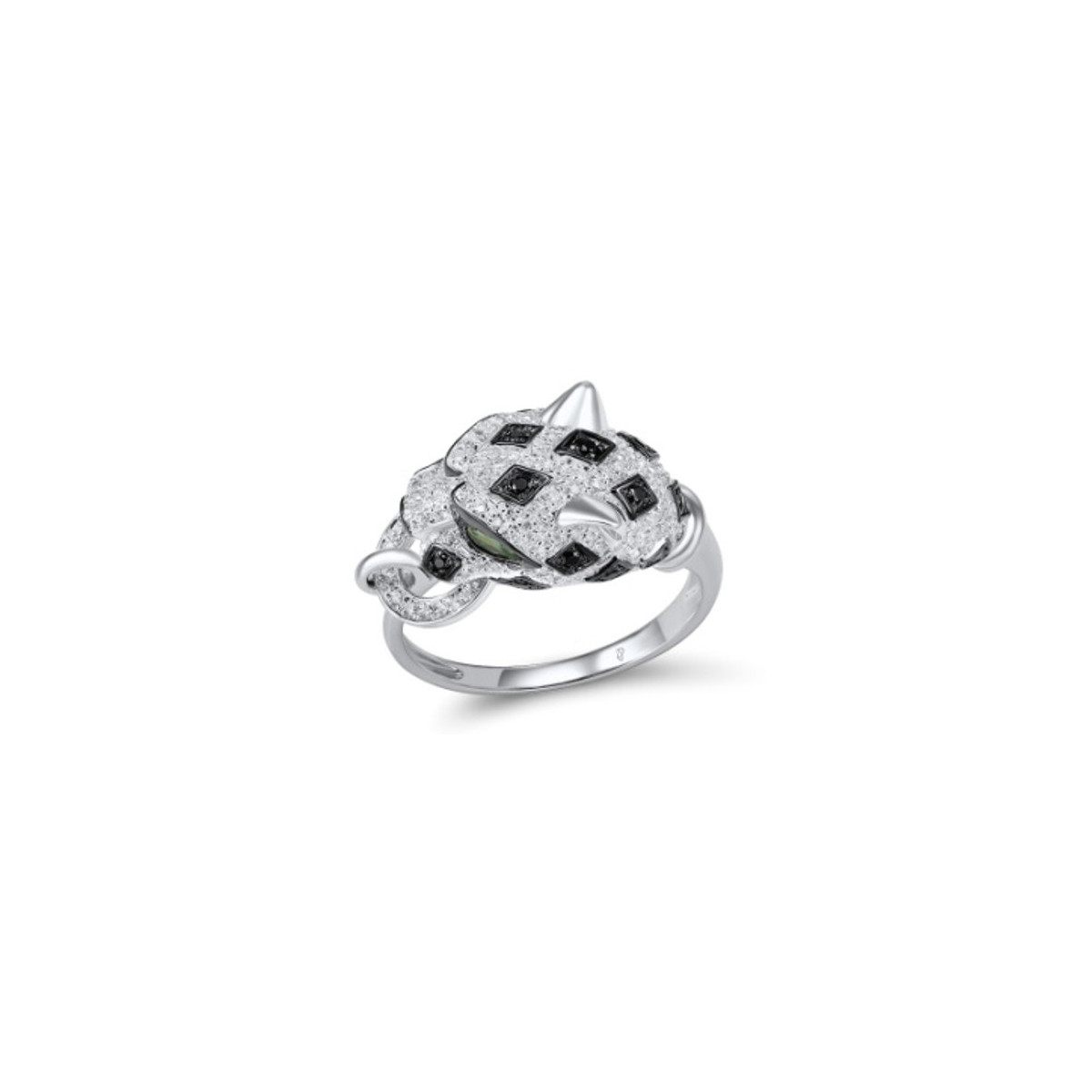 Bague "Éclat Antique" Or blanc et Diamant