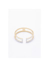 Bague "Écossaise" Or jaune et Diamant