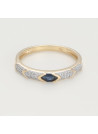 Bague "Émouvante" Or jaune et Saphir
