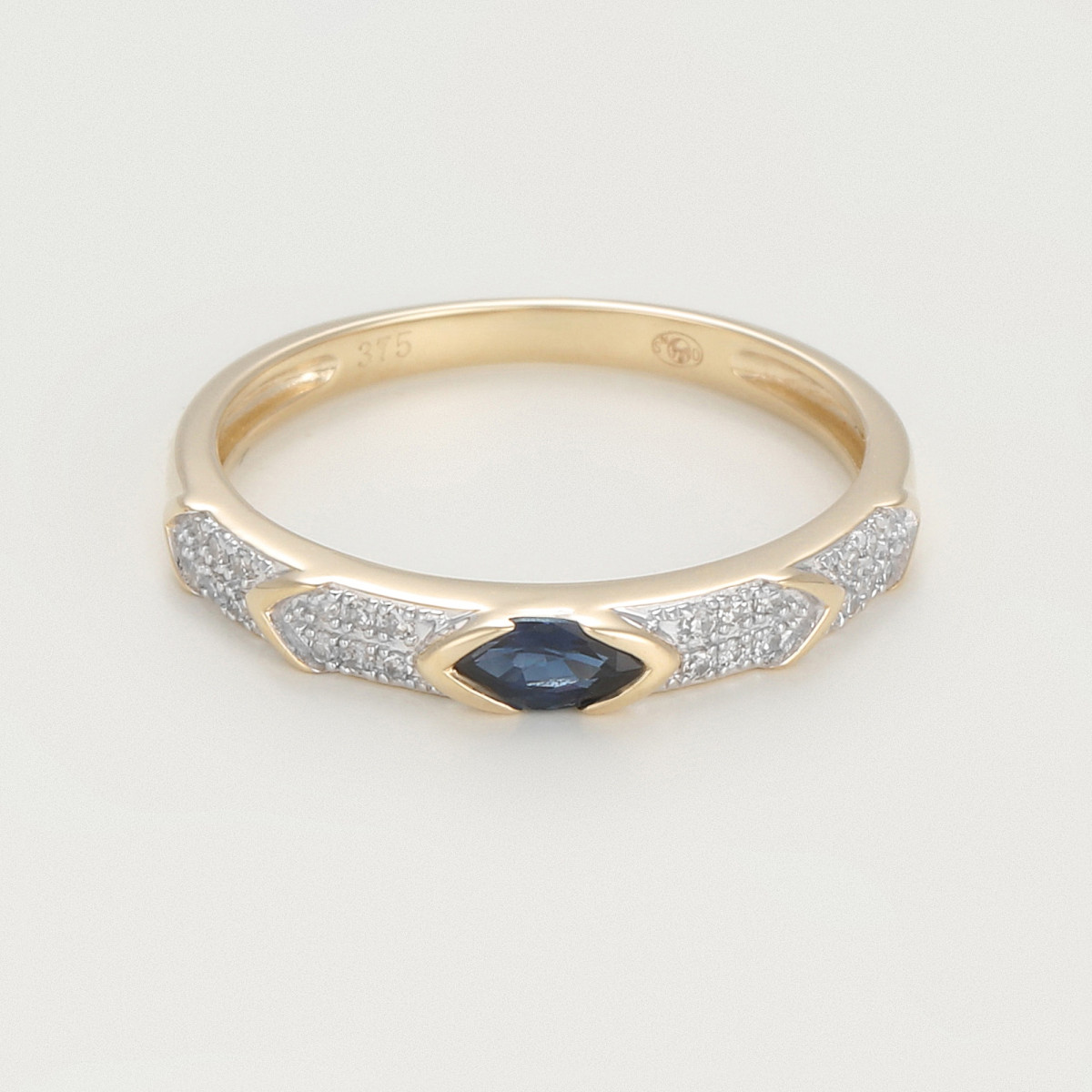 Bague "Émouvante" Or jaune et Saphir