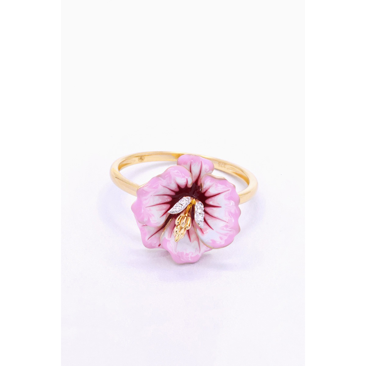 Bague "Enclin Divin" Or jaune et Email Bague "Enclin Divin" Or jaune et Email
