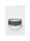 Bague "Enclin Envoûtant" Or blanc et Saphir