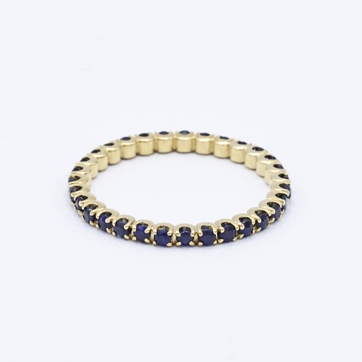 Bague "Enclin Exquis" Or jaune et Saphir