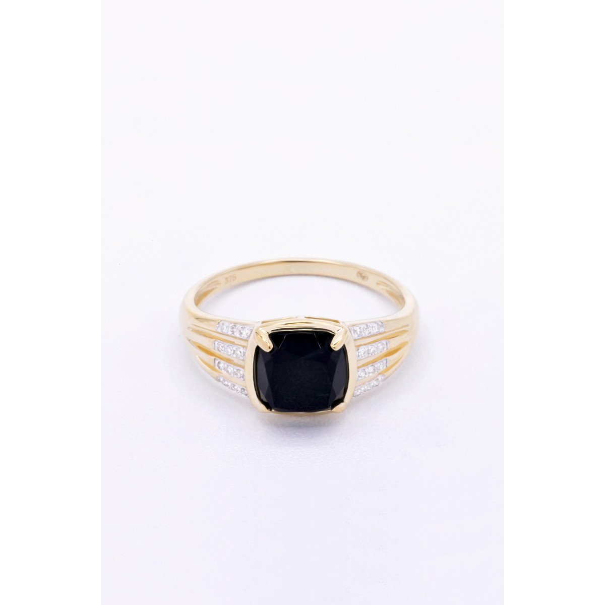 Bague "Englobante" Or jaune et Agate