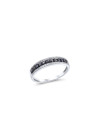 Bague "Engouement Divin" Or blanc et Saphir