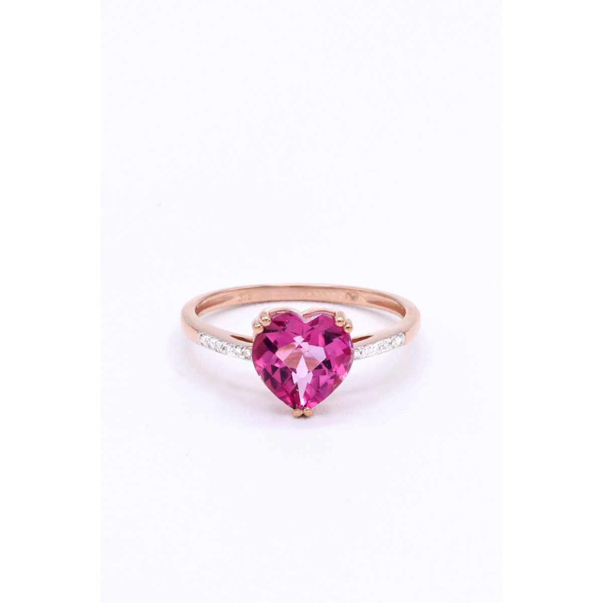 Bague "Engouement Magique" Or rose et Topaze Bague "Engouement Magique" Or rose et Topaze