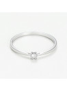 Bague "Enthousiaste" Or blanc et Diamant