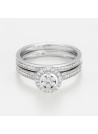 Bague "Éperdument" Or blanc et Diamant