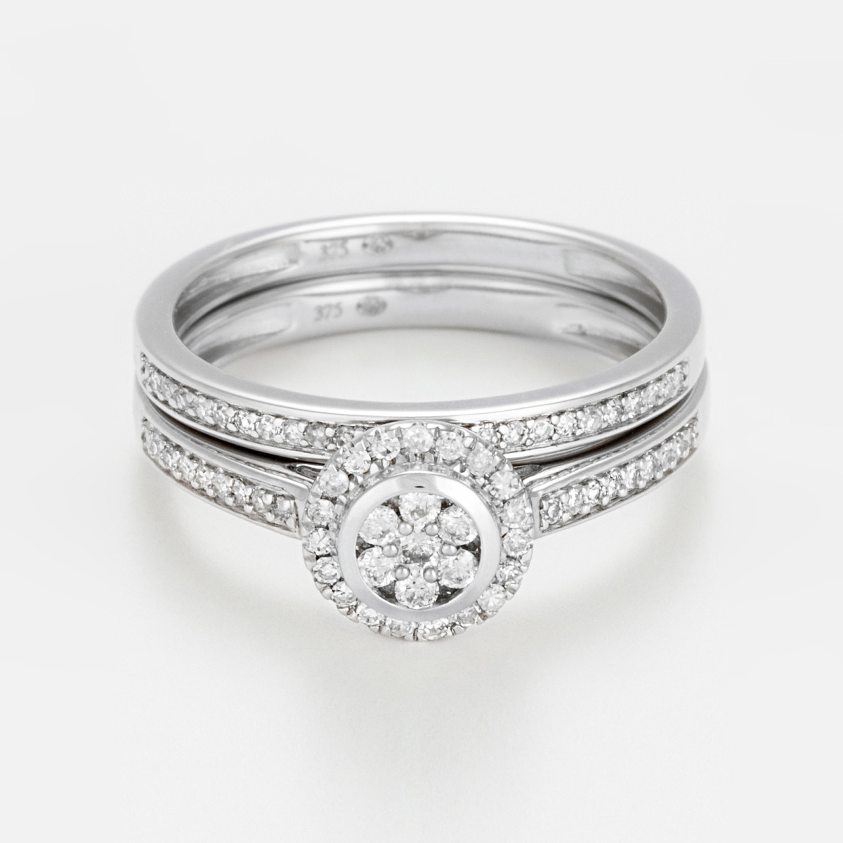 Bague "Éperdument" Or blanc et Diamant