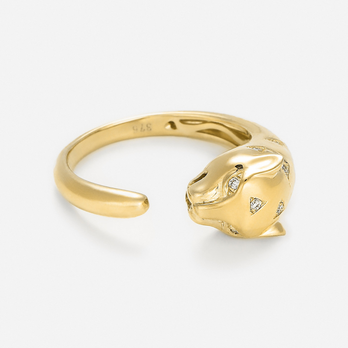 Bague "Exaltante" Or jaune et Diamant