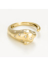 Bague "Exaltante" Or jaune et Grenat
