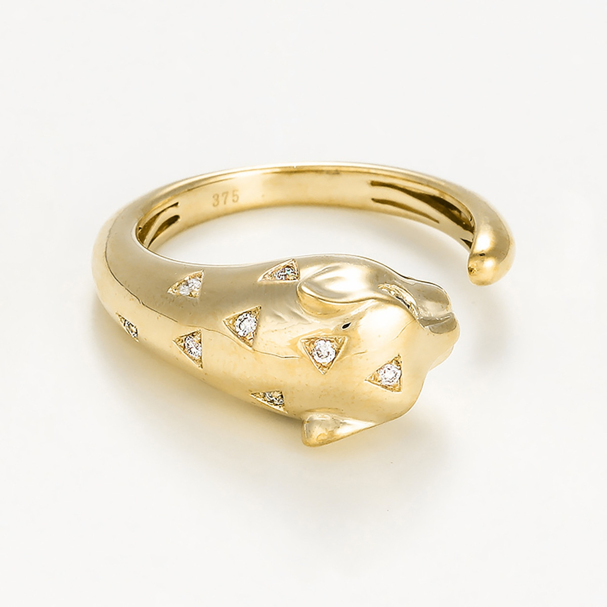 Bague "Exaltante" Or jaune et Grenat