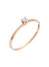 Bague "Fantastique" Or rose et Diamant