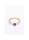 Bague "Fascinée" Or jaune et Améthyste