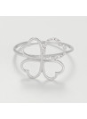 Bague "Flamboyante" Or blanc et Diamant