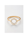 Bague "Flamme Exquise" Or jaune et Diamant