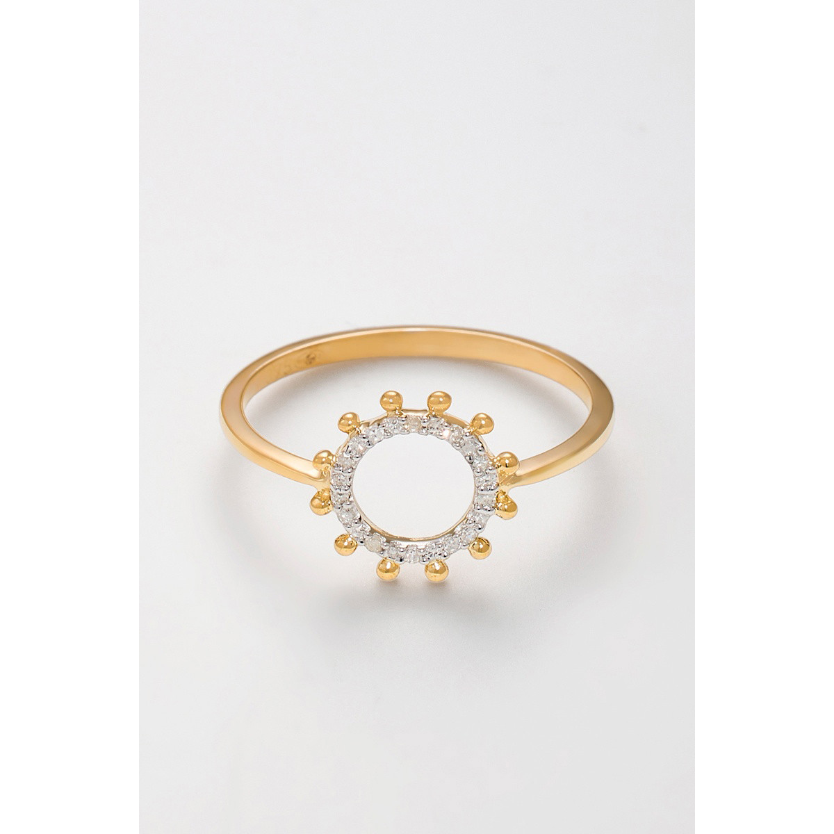 Bague "Flamme Exquise" Or jaune et Diamant Bague "Flamme Exquise" Or jaune et Diamant