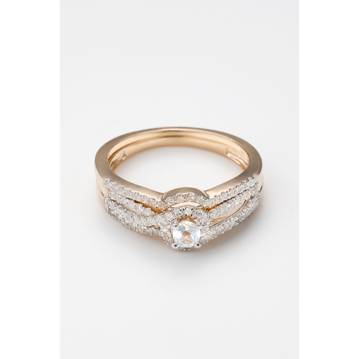 Bague " Océane" Or jaune et Topaze Bague " Océane" Or jaune et Topaze