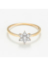Bague " Hortense" Or jaune et Diamant