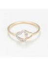 Bague " Éléonore" Or jaune et Diamant
