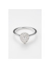 Bague " Thaïs" Or blanc et Diamant