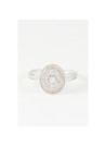 Bague " Anouk" Or blanc et Diamant