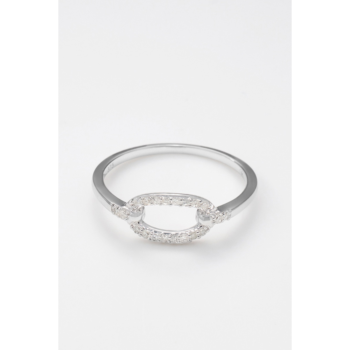 Bague " Garance" Or blanc et Diamant Bague " Garance" Or blanc et Diamant