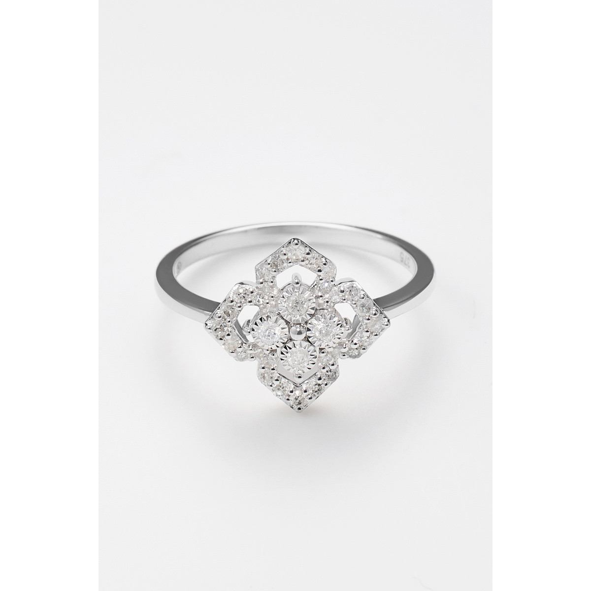 Bague " Ysée" Or blanc et Diamant