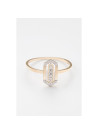 Bague " Eurydice" Or jaune et Diamant