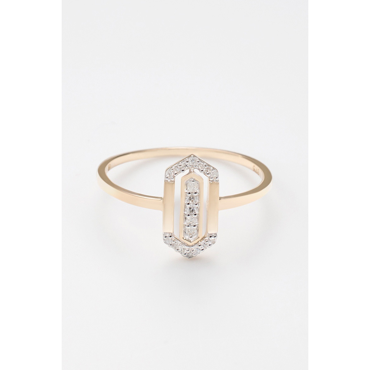 Bague " Eurydice" Or jaune et Diamant Bague " Eurydice" Or jaune et Diamant
