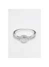 Bague " Iris" Or blanc et Diamant