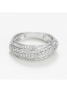 Bague " Apollonia" Or blanc et Diamant