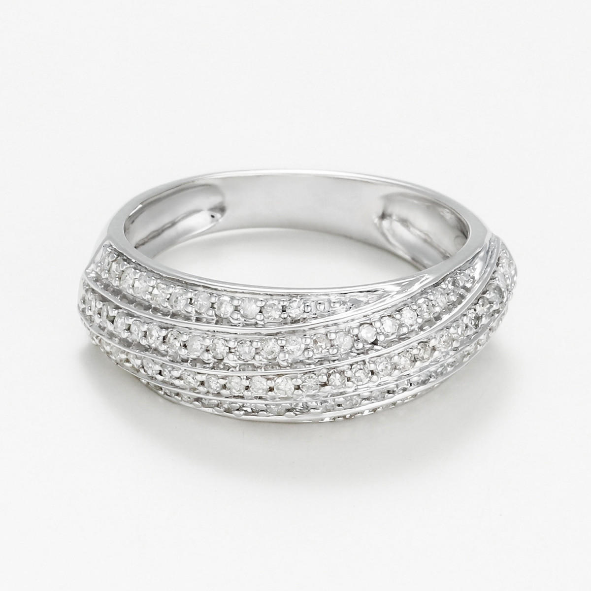 Bague " Apollonia" Or blanc et Diamant Bague " Apollonia" Or blanc et Diamant